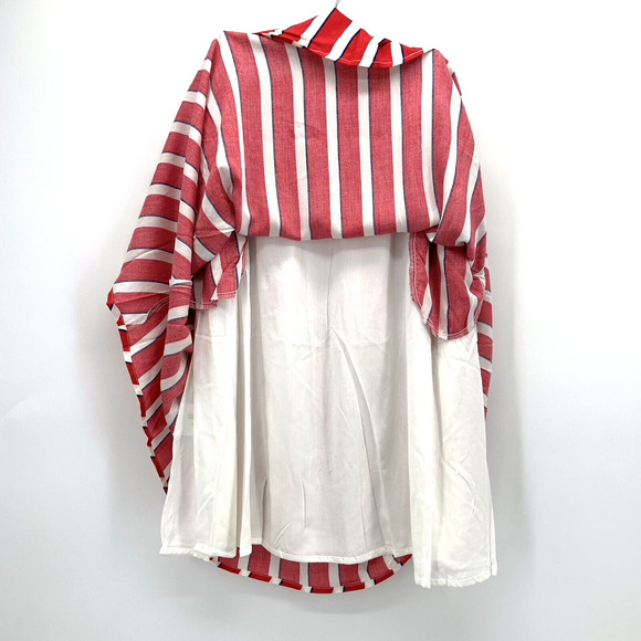 Modcloth Collectif‎ Ornella A-Line Skirt Size 10 Yacht Stripe Red Twee Retro NWT - Picture 9 of 12